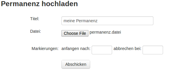 Abgrenzung der importierten Zahlen von Statistiken mittels Markern